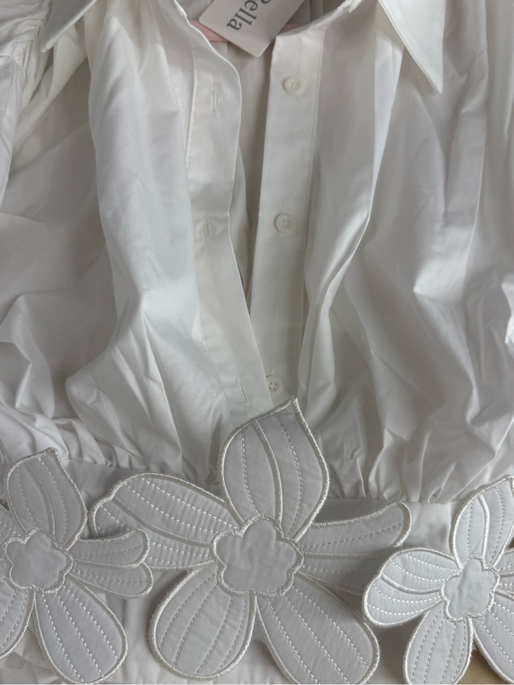 White Floral blouse